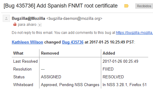 [Bug 435736] Add Spanish FNMT root certificate